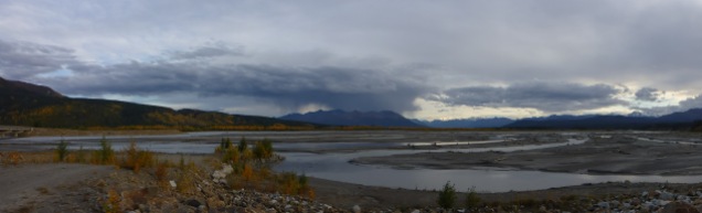 Kluane National Park and Preserve to the south, taken from the Donjek River